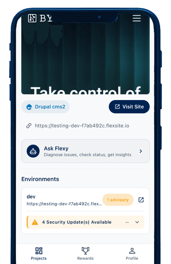 App móvil FlexSite